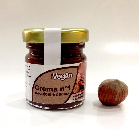 mini Crema numero 1 iVegan - Spalmabile cioccolato e nocciola