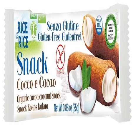 Snack di Riso Cocco e Cacao - senza glutine