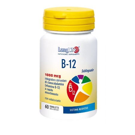 Vitamina B12 1000 mcg Longlife sublinguale 60 compresse