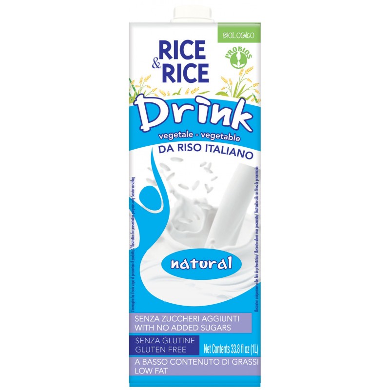 Bevanda di riso naturale senza glutine 1l