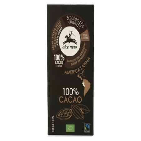 Tavoletta di cioccolato fondente 80% con fave di cacao