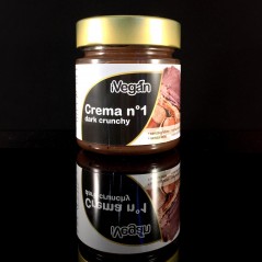 Crema Numero Uno DARK CRUNCY iVegan - Spalmabile cioccolato e nocciola