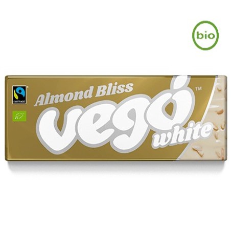 Vego White Almond Bliss Tavoletta di cioccolato bianco Bio