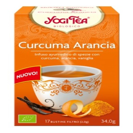 Yogi Tea Infuso ayurvedico Curcuma e arancia