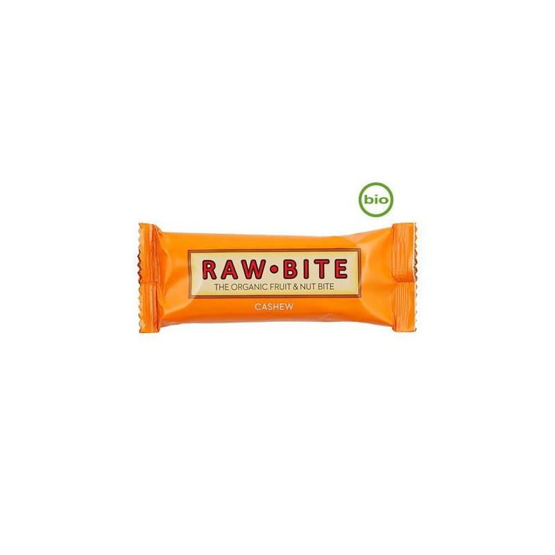 Raw Bite Cashew -  Barretta cruda datteri e anacardi cashew