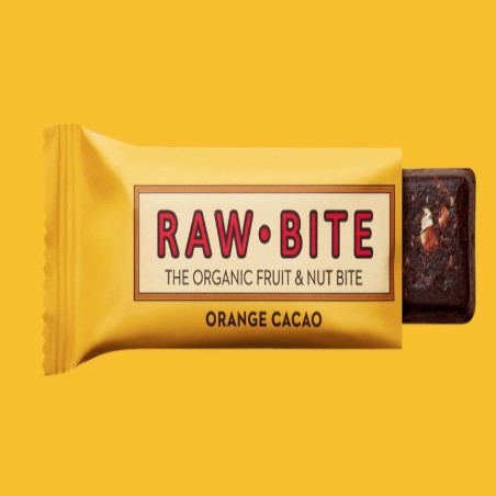 Raw Bite Orange cacao barretta cruda