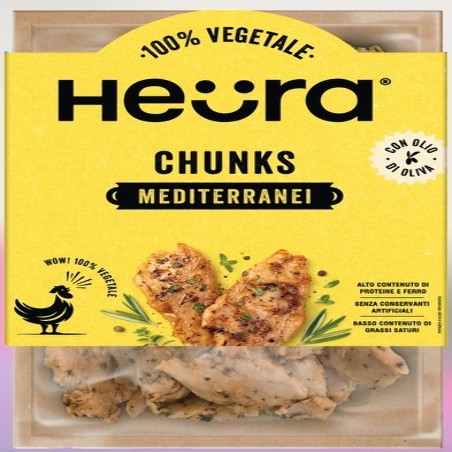Prodotto decongelato- Heura Chunks Original Bocconcini di pollo al naturale