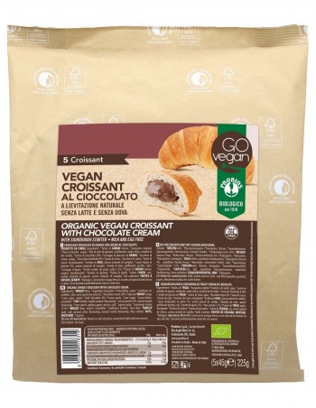 Vegan croissant al cioccolato Bio 225g