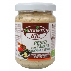 Pesto Canapa zucchine e curry bio