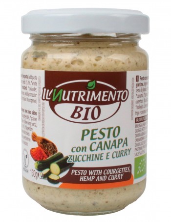 Pesto Canapa zucchine e curry bio