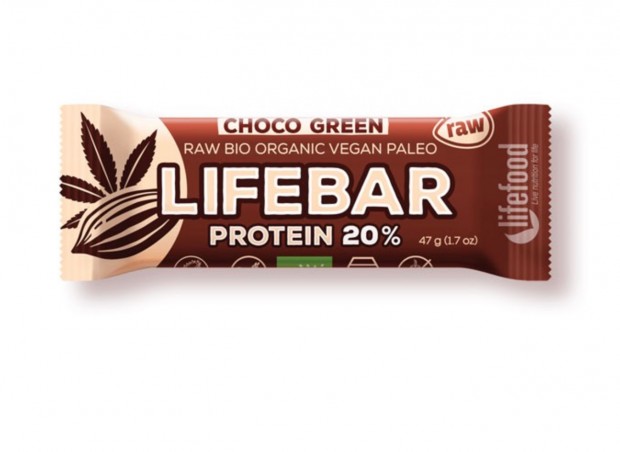 Barretta Proteica LifeBar Choco Green 47g