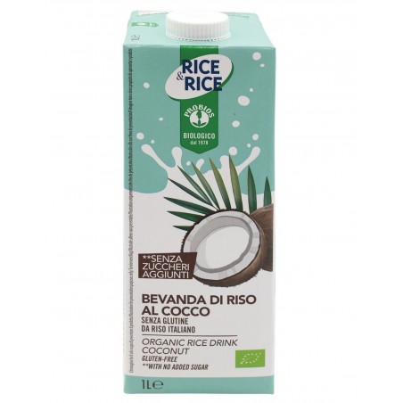 Bevanda di riso al cocco senza glutine 1l
