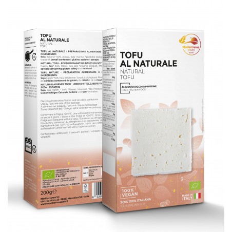Tofu naturale Mediterranea Bio - 200g