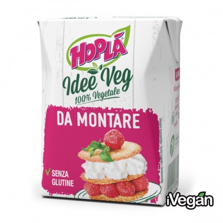 Preparato vegetale Hopla DA MONTARE 200ml idee di soia