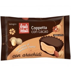 Pralina Coppetta cioccolato fondente ripieno arachidi 25g