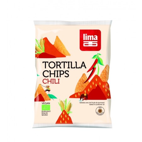 Tortilla chips Chili Bio 90g