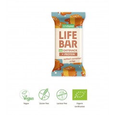 Barretta Life Bar Oat snack Protein plus Caramello salato Bio 40g