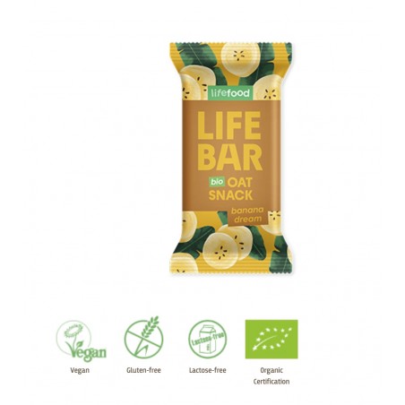 Barretta Life Bar Oat snack Banana Dream Bio 40g